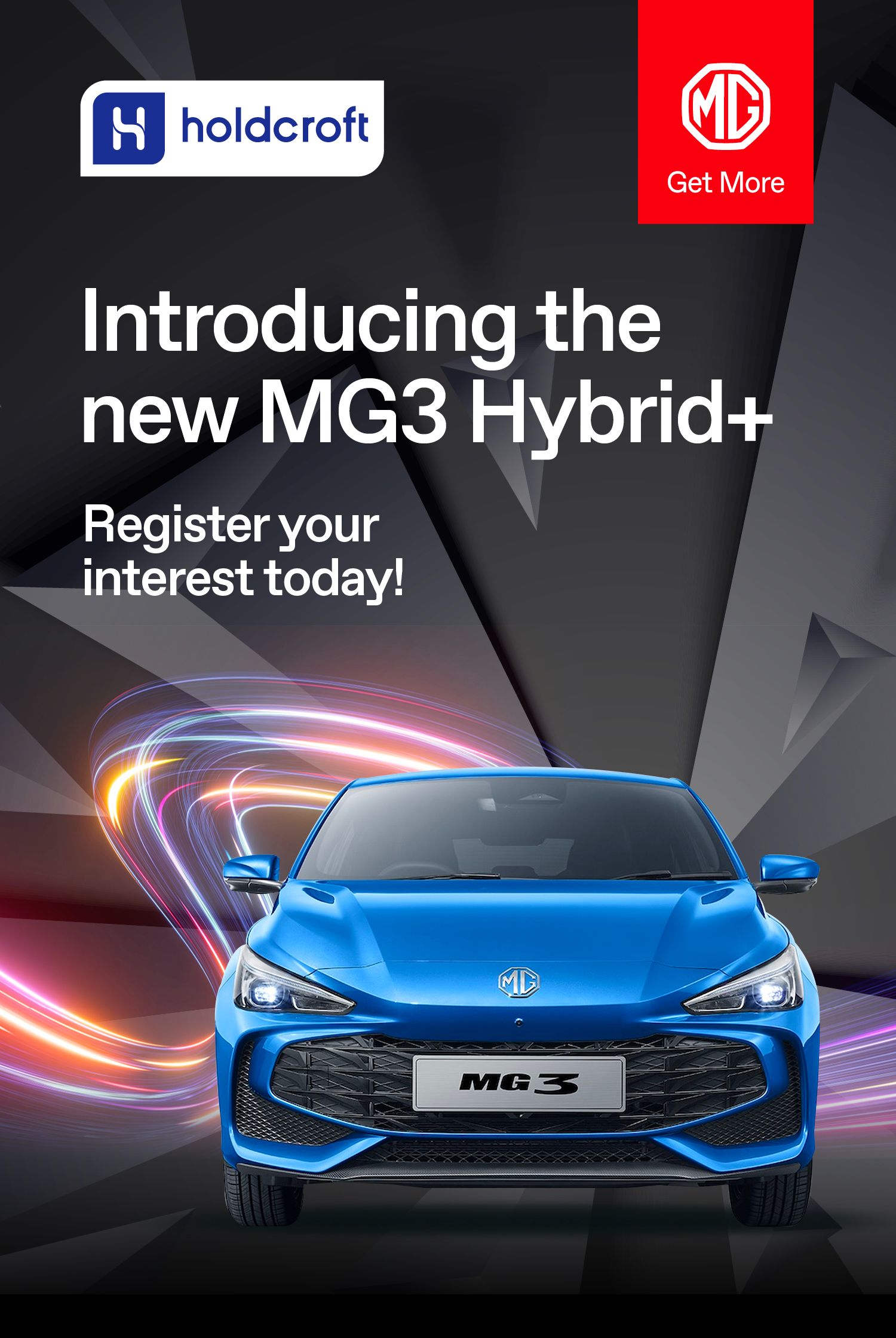 New MG3 Hybrid+ Register Your Interest